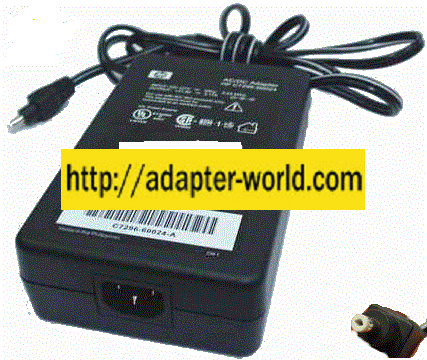 HP C7296-60024 AC Adapter 31.5VDC 3.17A -( ) 1.7x4.8mm 120vac Po